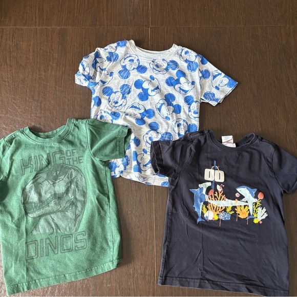 Kids Graphic T-Shirts Set - Boys 3 Pack Bundle - Picture 1 of 7
